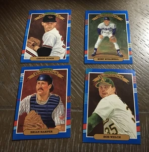 1990 Donruss Diamond Kings ( Cards-9 Different) EX++ Ryan Sandberg, Barry Bonds - Picture 1 of 8