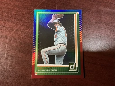 #103 2025 Donruss Béisbol Rojo Azul Jim Palmer Orioles #57 Foto 1 de 2