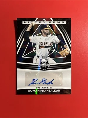 2022 Panini Elite Extra Edition Roman Phansalkar Hidden Gems Auto #HG-RP - Image 1 of 2