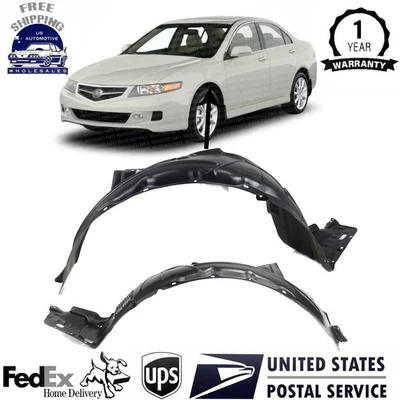 Front Fender Liner Set of 2 For 2006-2008 Acura TSX - Image 1 of 4
