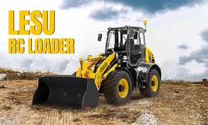 Metal LESU 1/14 RC Hydraulic Loader Aoue WA100M-8 4X4 RTR Vehicle with ST8 Radio - Picture 1 of 9