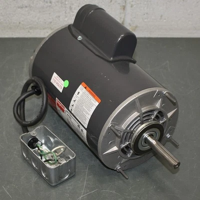 Dayton HVAC Electric Motor 4YU21, 1/3 HP, 115V, for Downblast Ventillator 4YC76 - Image 1 of 4