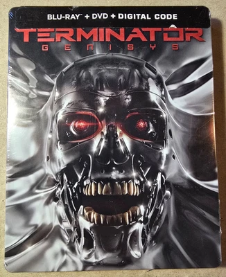 Terminator Genisys Steelbook (2015 Blu-Ray/DVD/Digital) BRAND NEW *PLEASE READ - Image 1 of 4