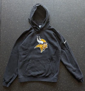 MINNESOTA VIKINGS Nike Black NFL Primary Logo Pullover Hoodie (Men's S) - Picture 1 of 6
