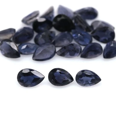 23 piezas de pera de Madagascar iolita de iolita sin calefacción 8,54 quilates Foto 1 de 4