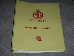 MG MAGNETTE ZA ZB 1953-1958 ORIGINAL FACTORY WORKSHOP MANUAL - Picture 1 of 6