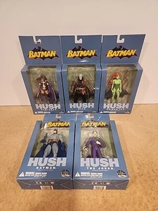 DC Direct Lot Batman HUSH Complete Set Series 1 Wave Action Figures NRFB NIB - Picture 1 of 11