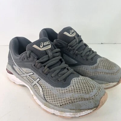 ASICS GT-2000 6 Mid Grey Silver Carbon Running Shoes Women’s Size 7.5 T855N - Image 1 of 4