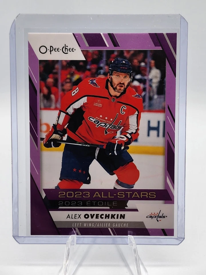 2023-24 |  2023 All-Stars Purple Border #503 Alex Ovechkin NUMBER MATCH 8/49 - Image 1 of 2