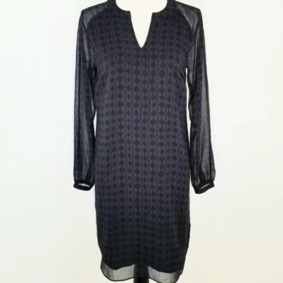 CABI Purple & Black Lined Lightweight Dress, size XS - Image 1 of 4