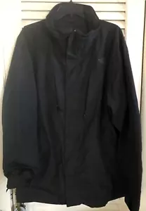 The North Face Men XL HyVent Black Mesh Lined Rain/Wind Jacket (Missing Hood) - Picture 1 of 8