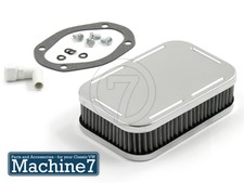 Air Filter for Weber 32/36 Progressive Carburettor Rectangular 50mm High Chrome