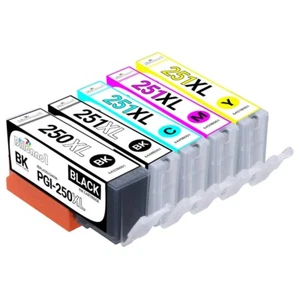 Cartucho de tinta de impresora para Canon 250XL 251XL se adapta a Pixma iP7220 8720 iX6820 MG560 - Imagen 1 de 9