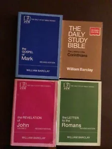 Daily Study Bible Series Revised Editions William Barclay - Lot Of 4 Books 1970s - Picture 1 of 7