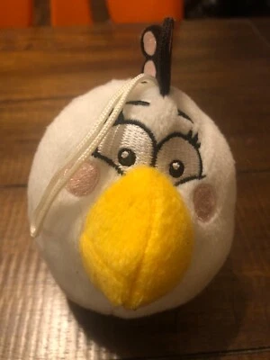McDonald’s Angry Birds White Bird Matilda Plush Happy Meal 2015 Rare Toy - Image 1 of 4