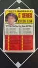 1969 TOPPS BASEBALL NEW YORK YANKEES MICKEY MANTLE CHECKLIST UNMARKED CL 412 GD