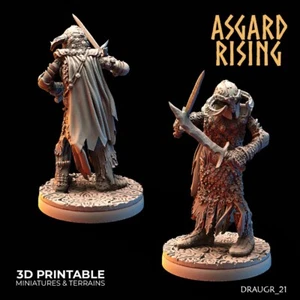 Asgard Rising | DRAUGR 21 – DRAUGR Barrow Guard 32mm | D&D TTRPG - Picture 1 of 1