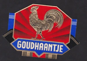 Altes Lytho Etikett Zigarre Label BN114950 Hahn - Bild 1 von 1