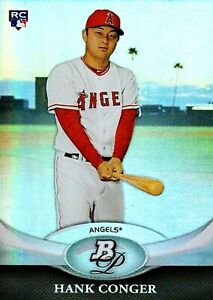 2011 Bowman Platinum #7 Hank Conger RC Los Angeles Angels