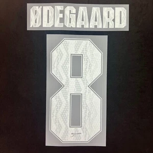 Official ODEGAARD #8 Arsenal FC Away CUP 2024-25 PRINT - Picture 1 of 6