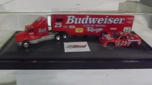 Matchbox Budweiser "King Of Beers Racing" Semi Truck & Trailer & Car 1/80 Scale - Picture 1 of 4