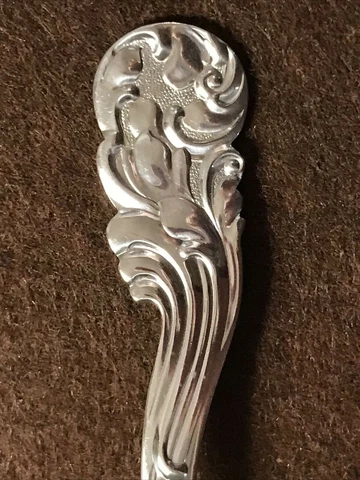 Gold Washed NEW ORLEANS Bowl Sterling Souvenir Spoon Marquis by Frank Whiting Cover