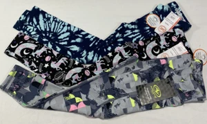Girls Leggings Lot of 3 Size XS 4/5 Unicorns Glitter Colorful New - Picture 1 of 7