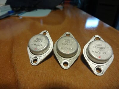 2SK134 2SK135 2SK176   ECF10N20 EXICON SET  EOL  USED 3PK - Image 1 of 2