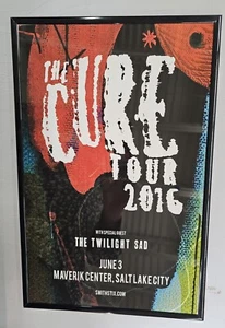 The Cure 2016 Salt Lake City Concert Poster 11 X 17 Framed - Picture 1 of 2