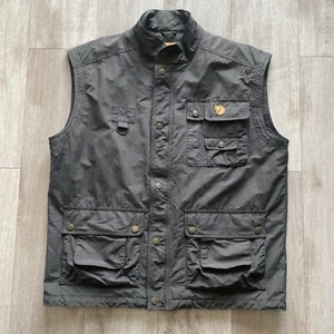 Vtg Fjallraven Multipocket Outdoor Wild Vest MT Hiking Hunting Fishing Gray Sz M - Picture 1 of 15