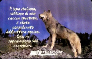 G 1411 C&C 3532 SCHEDA TELEFONICA NUOVA MAGNETIZZATA ANIMALI IL LUPO - Imagen 1 de 2