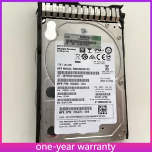 765466-B21 HP 2TB 12G SAS 7.2K RPM 2.5" 512E HDD 765873-001 765452-002 - Picture 1 of 3