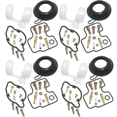 4SET FOR Honda VFR750F 1994-1997 VFR 750 F Carburetor Repair Kit Diaphragm Float - Bild 1 von 3