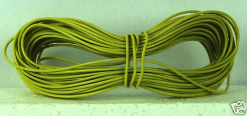 Model Railway Peco or Hornby Point Motor etc Wire 1x 5m Roll 7/0.2mm 1.4A Yellow - Image 1 of 1