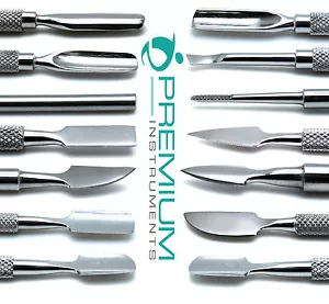 Nail Pusher Cuticle Remover Manicure Pedicure Stainless Steel Tool 7 Pcs New Set - Picture 1 of 12