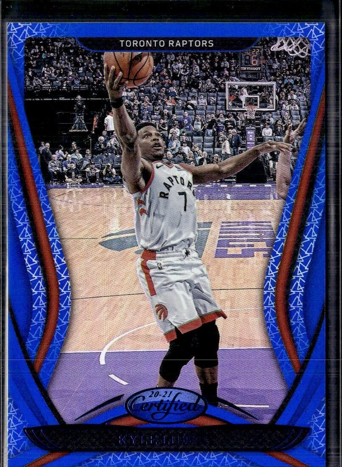 2020-21 Panini Certified #23 Kyle Lowry Mirror Blue Toronto Raptors - Image 1 of 2