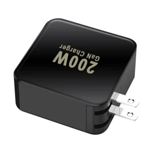 200W GaN 5-Port USB Type C PD Fast Charge Travel Home Charger for MacBook iPhone - Picture 1 of 1