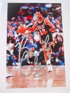 Fotografía Autografiada Bimbo Coles 8" X 10" - Baloncesto - Miami Heat - Imagen 1 de 2