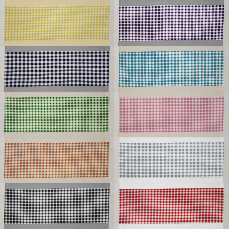 Alfombra de baño de felpa de guinga a cuadros Foto 1 de 1