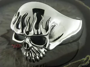 SILBER ARMSPANGE Silber 925 GROßER TOTENKOPF Armband BIG Skull Bangle - Bild 1 von 4