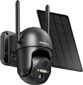 Solar Security Cameras Wireless Outdoor, 2K 360° View Battery Powered Outdoor Ca - Picture 1 of 7