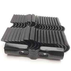Lot of 20 MayTec 21.121.04A.1 Joint Connector, 180°, 28mm ABS Coated Pipe, Black - Picture 1 of 7