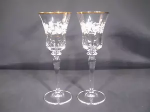 Mikasa Antique Lace Wine Glasses Set of 2 - Picture 1 of 15