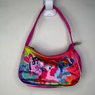 Hasbro My Little Pony Hobo Hand Bag Mini Purse Pink Y2K Satin 2013