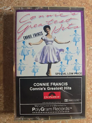 CONNIE FRANCIS - Connie's Greatest Hits - Cassette Tape - 1982 Polygram Records Foto 1 de 3