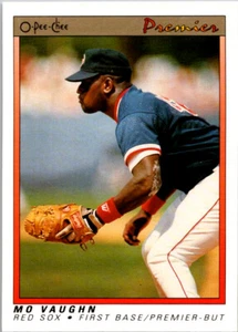 Mo Vaughn 1991 O-Pee-Chee Premier #124 Baseball Card - Picture 1 of 2