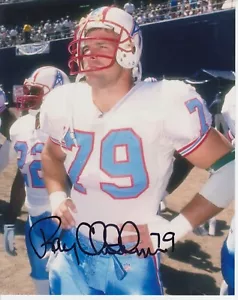 Ray Childress 8x10 Signed w/ COA Houston Oilers #1 - Picture 1 of 1