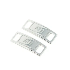 Litlaces - High Quality AF1 Replacement Dubraes Shoelace Charm Metal Gold Silver - Picture 1 of 5