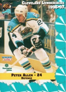 Peter Allen 1996-97 Cleveland Lumberjacks