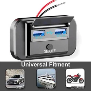 Adattatore per presa auto 12V/24V Porta USB-C Pannello di alimentazione con in - Zdjęcie 1 z 11